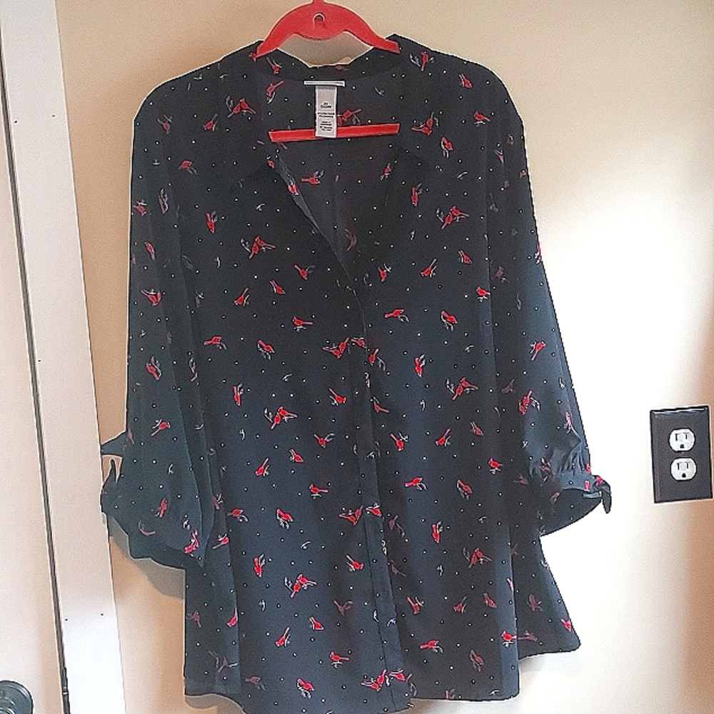 Catherines Plus Size Top 2X
